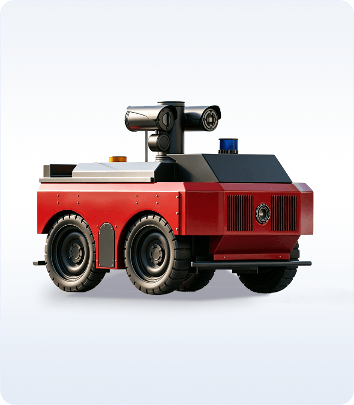 Explosion-proof inspection robot